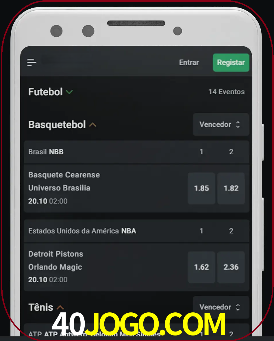 Aposte e assista aos esportes em formato ao vivo.