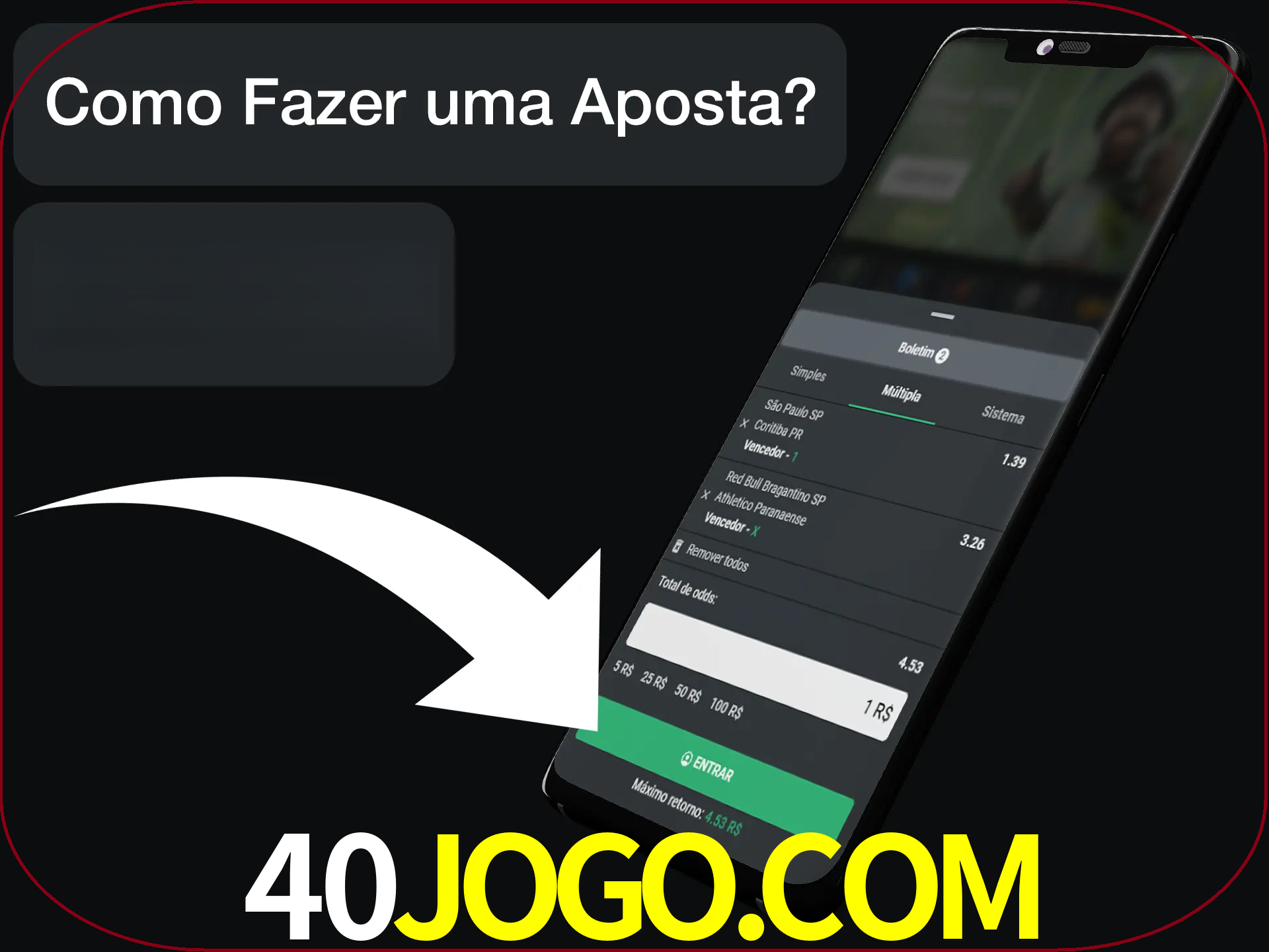 Preencha sua aposta e aguarde o resultado.