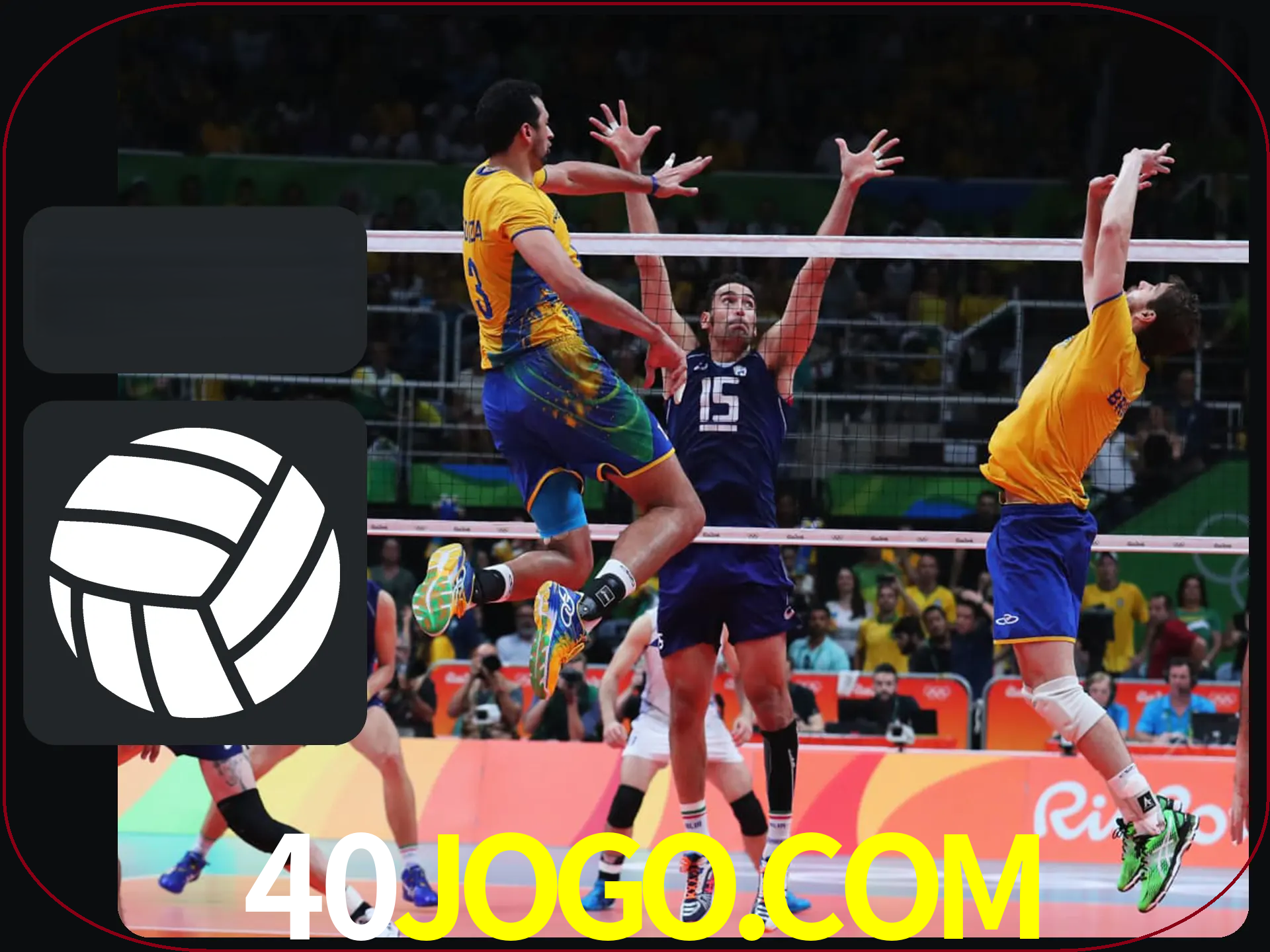 Fazer enormes ganhos apostando nas equipes de vôlei.